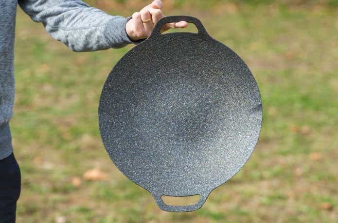 FIELDOOR「ラウンドグリドルパン 33cm」