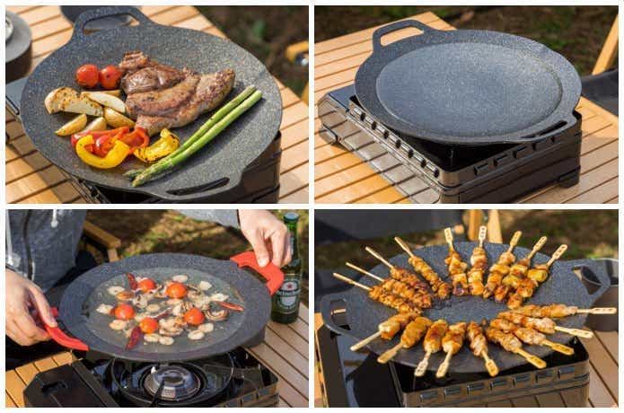 FIELDOOR「ラウンドグリドルパン 33cm」