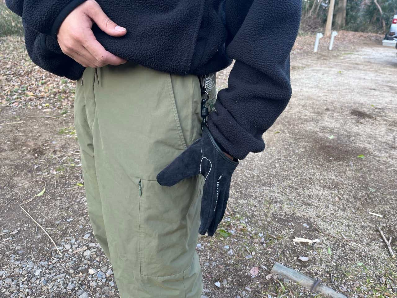 ブッシュクラフト「クイック焚き火グローブ」