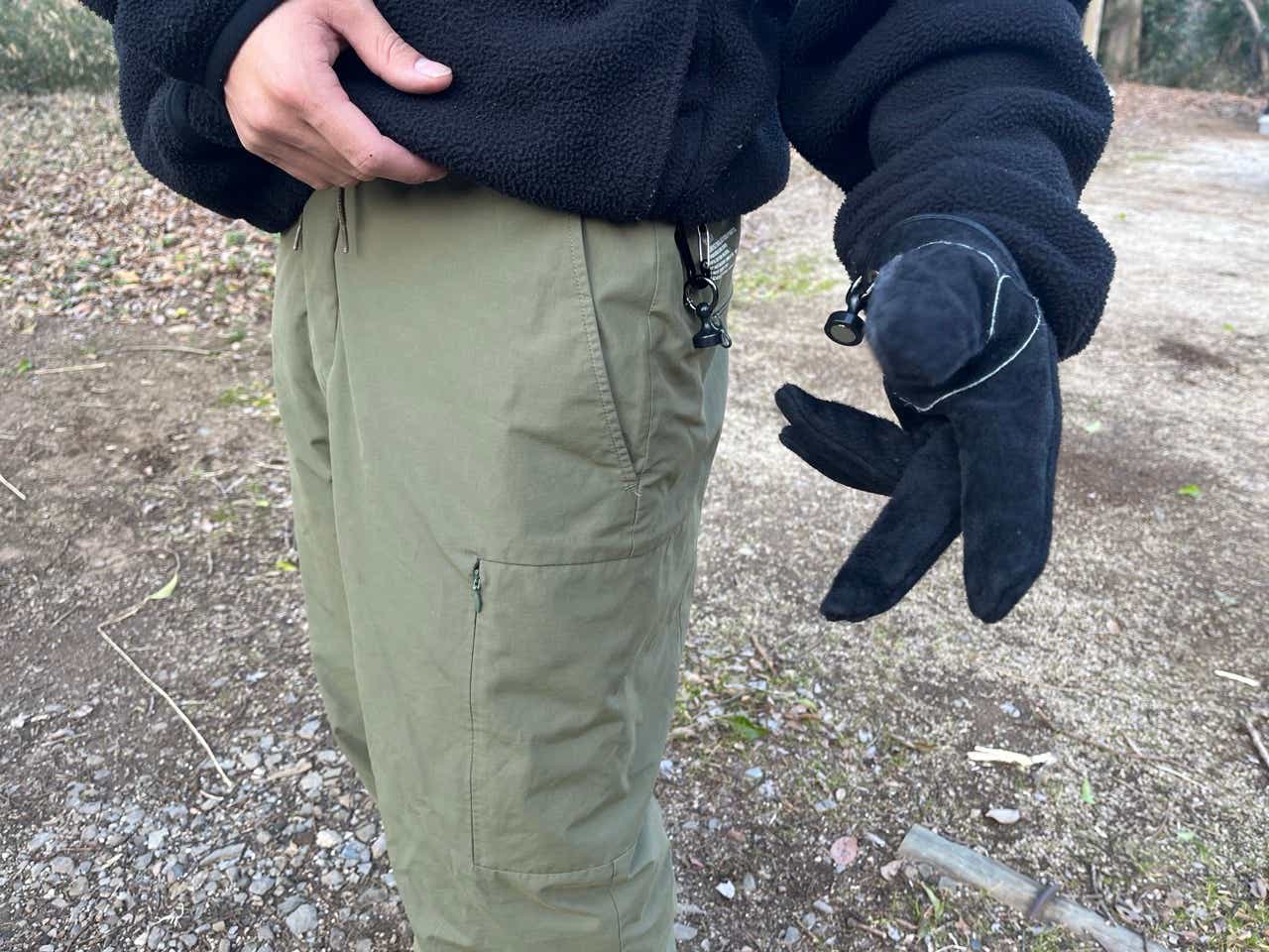 ブッシュクラフト「クイック焚き火グローブ」