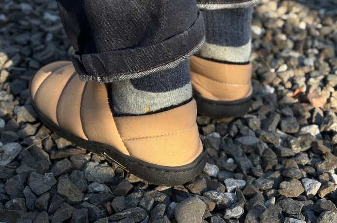 デオリッチモックシューズ着用イメージ