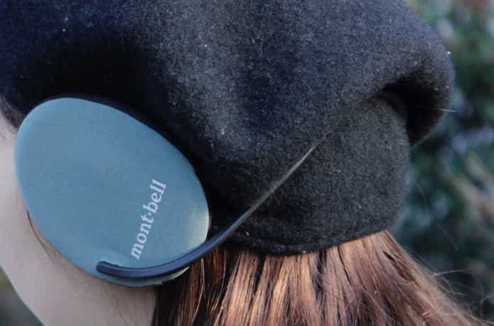 コンパクトイヤーウォーマー装着