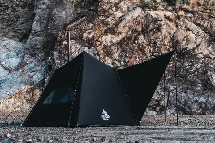 OneTigris「SOLO HOMESTEAD TC」雨よけのフラップ付きで装備