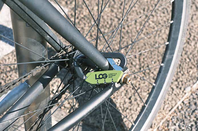 自転車に施錠した鍵