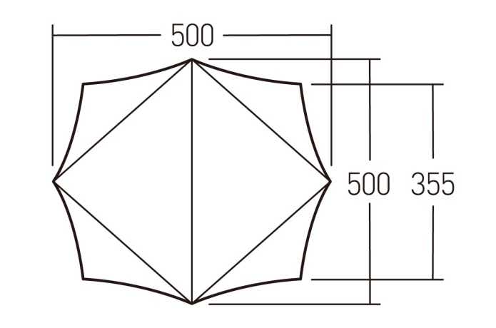 ogawa「Octagon Shading Tarp（オクタゴンシェーディングタープ）」