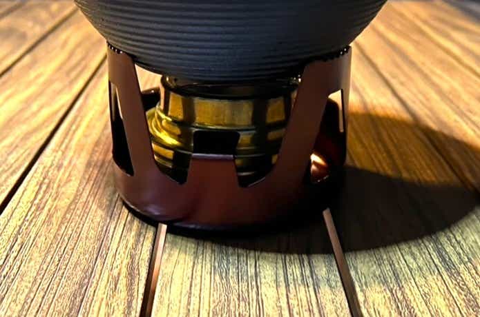 ダイソー「いろり鍋」を加熱調理