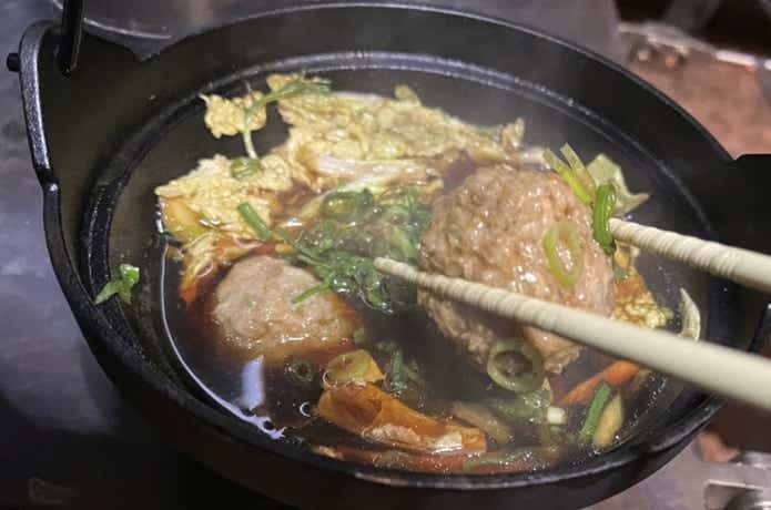 ダイソー「いろり鍋」を加熱調理