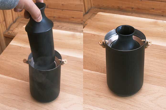 湯煎中の酒燗器