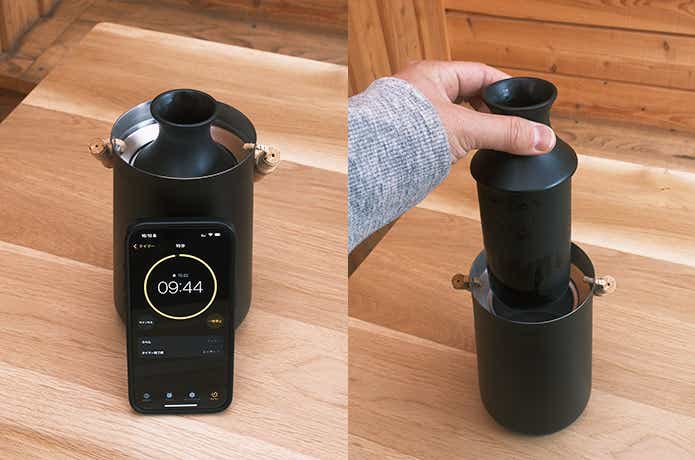 湯煎後の酒燗器