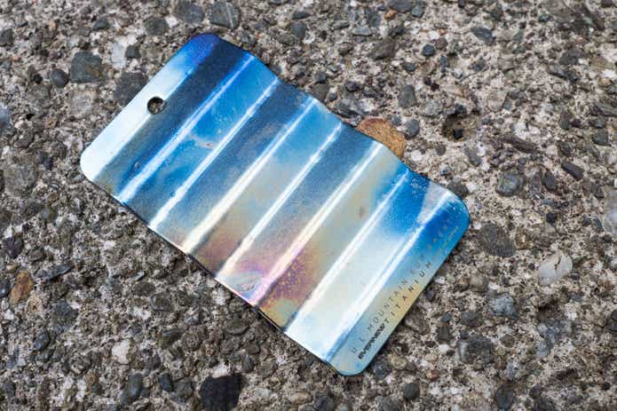 チタン洗濯板焼き入れ完了