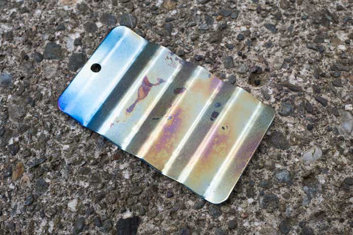 チタン洗濯板裏面