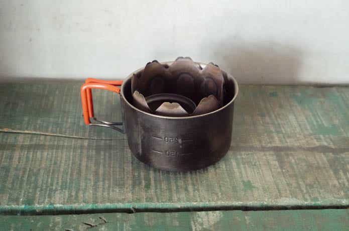 ミュニークのX-MESH STOVEとエバニューの400FD