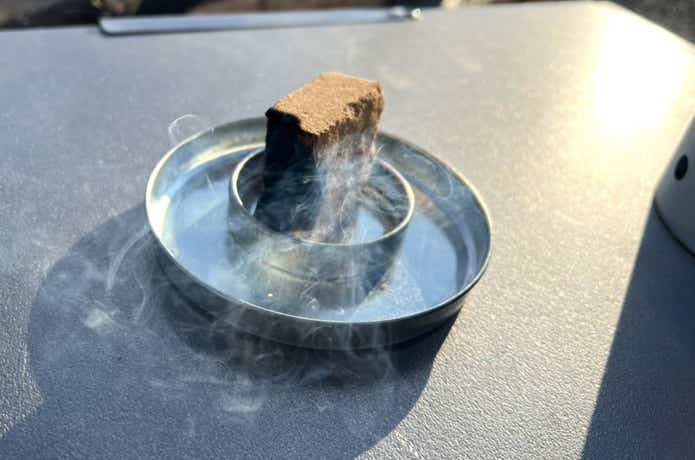 燃えるスモークウッド