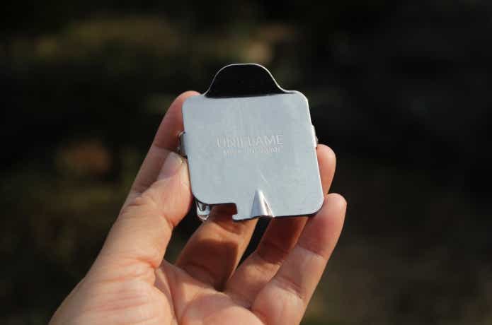 ユニフレームのガス抜きクリップ