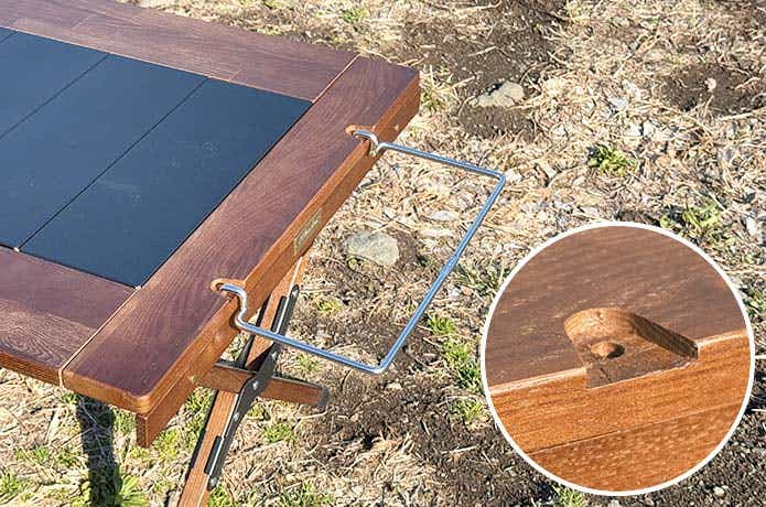 シェフテーブルライトの拡張穴