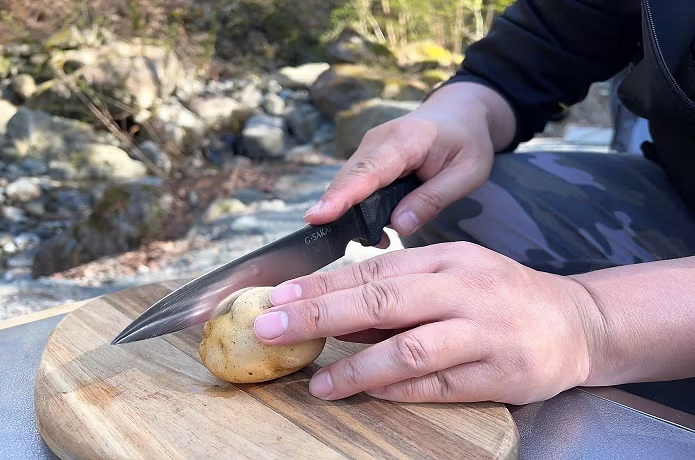G・サカイ「アウトドアクッキングナイフ(直刃)」