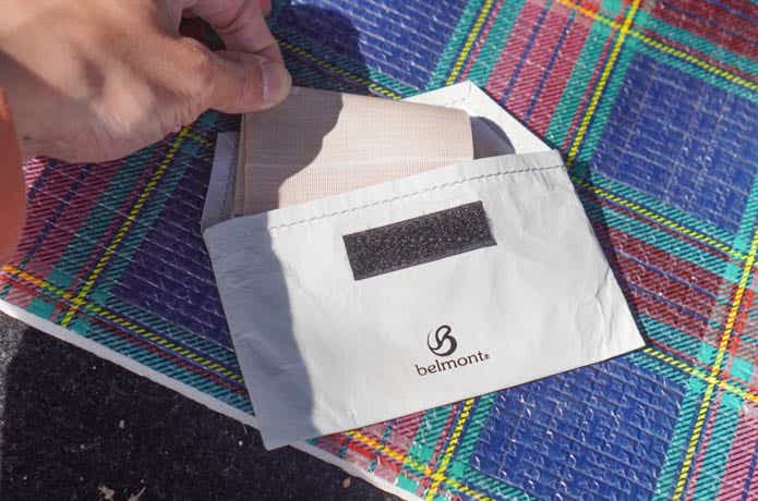 ダイソーの焚き火シートをベルモントのテトラストーブに入れる