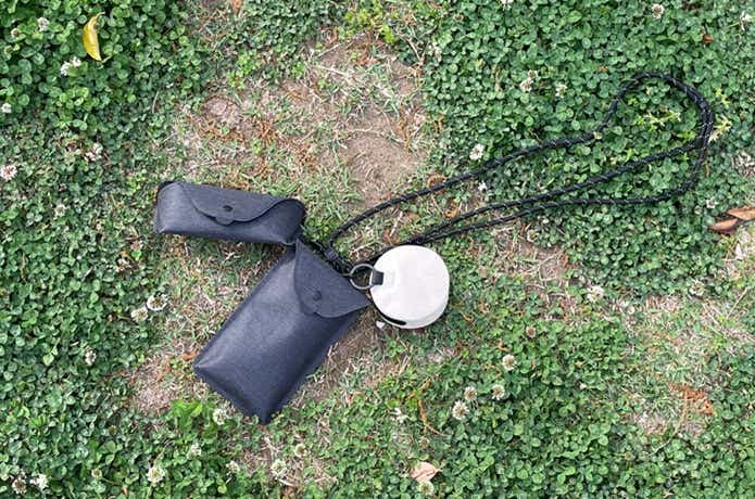 無印良品の「耐水生地を使った ウェルダー ミニサコッシュ」