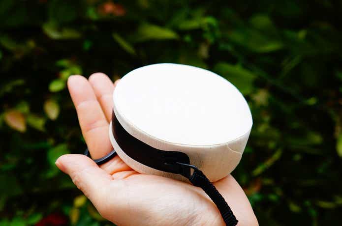 無印良品のコットンウェルダーラウンドケース