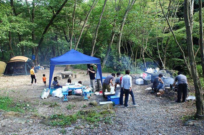 小滝沢キャンプ場でBBQ