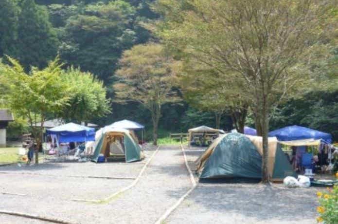 黒川キャンプ場でキャンプ