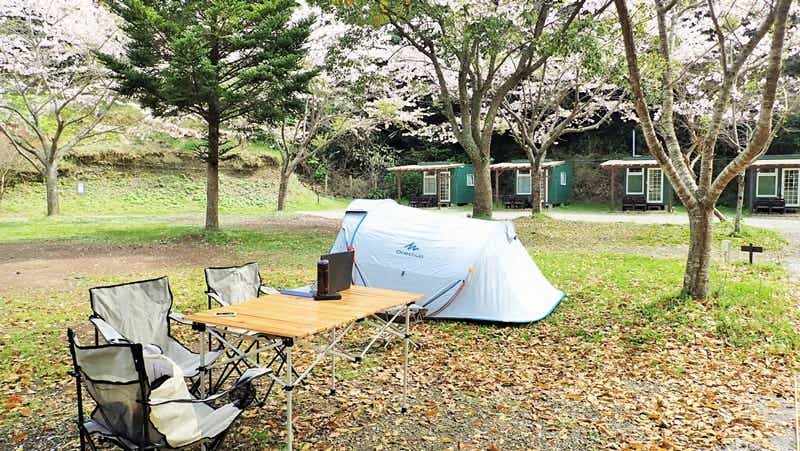 キャンプ初心者も安心の高規格施設。大浴場に無料で入れるのも魅力