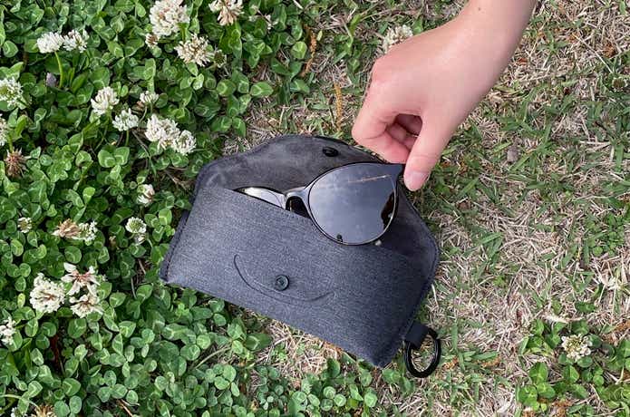 無印良品のウェルダーアイグラスケース