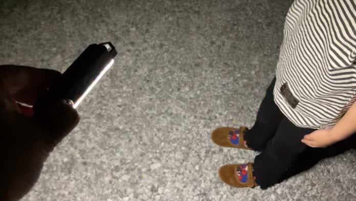 Starryで足元を照らしている