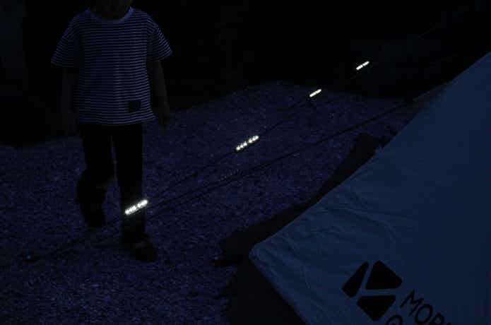 Starryを取り付けたキャンプサイト