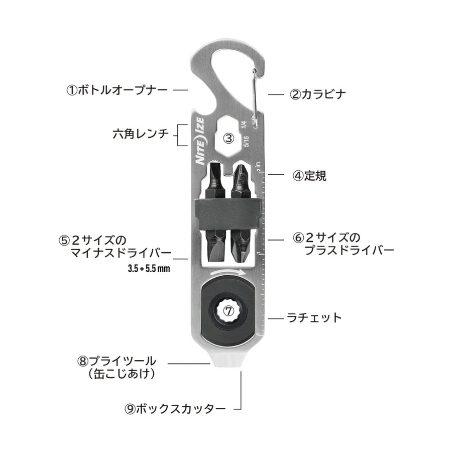 ナイトアイズの「ドゥーヒッキーラチェットキーツール」