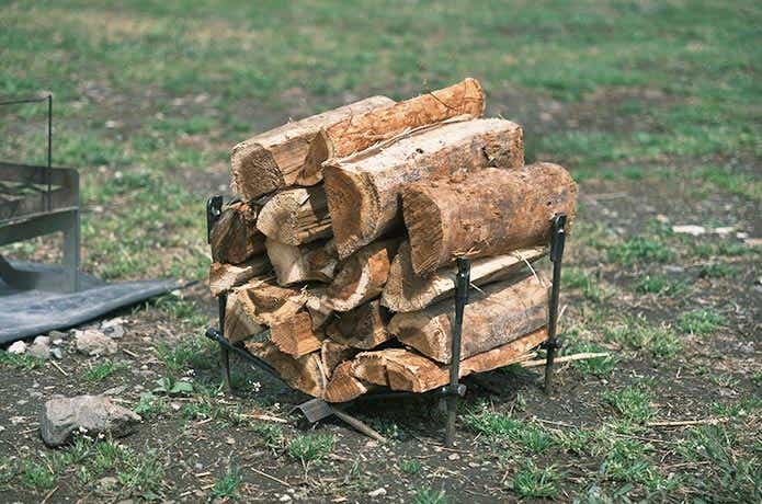 薪を置いた拡張後のゼットログスタンド