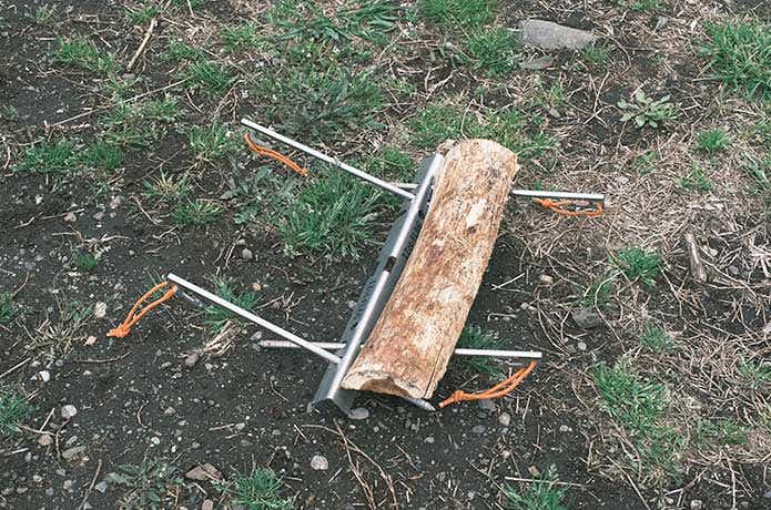 チタンペグとゼットログスタンド