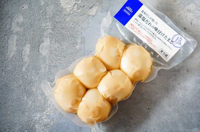 成城石井の藻塩だれの味つけたまご