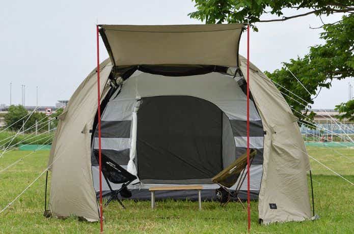 FIELDOOR(フィールドア) トンネルテント 620の室内