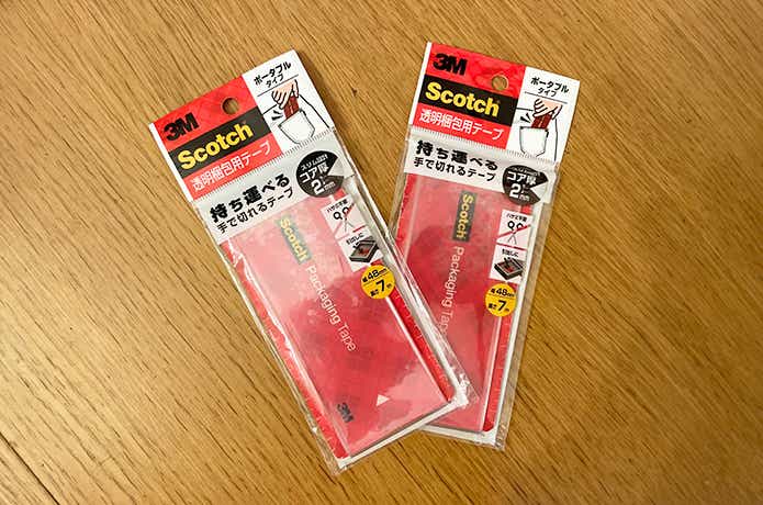 3M スコッチ「透明梱包用テープ ポータブル