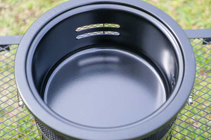 ナチュラルシーズンテーブル七輪コンロ丸型の灰受け