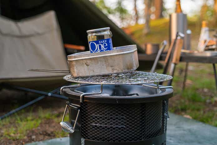 ナチュラルシーズンテーブル七輪コンロ丸型の焼き網 