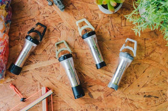 4つのLEDランタン