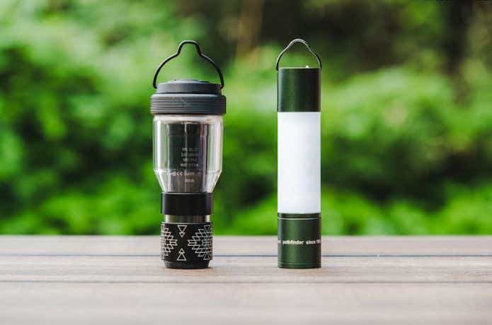 2種類のLEDランタン