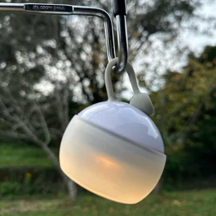 スノーピーク「RBたねほおずき」を使用している様子