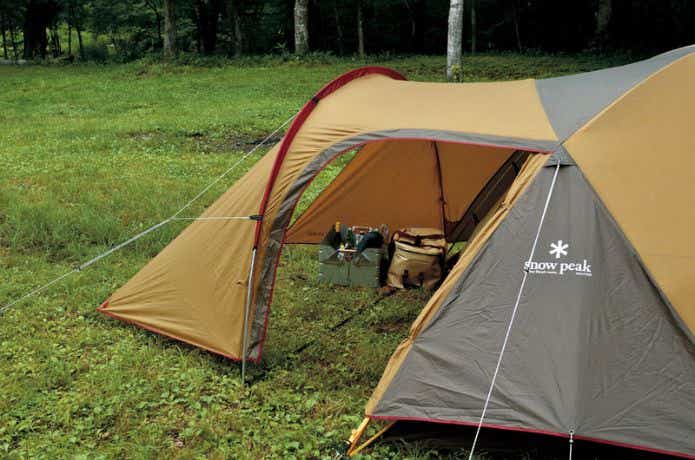 Snow Peak(スノーピーク) アメニティドームMの横