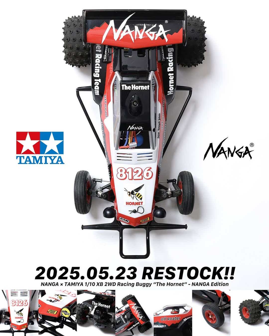 ナンガ タミヤ NANGA×TAMIYA 1/10 XB 2WD レーシングバギー ホーネット ナンガ