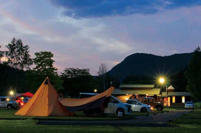 丸瀬布いこいの森オートキャンプ場