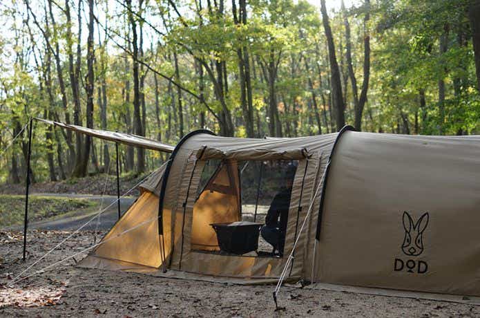 DOD カマボコテントソロTCの横