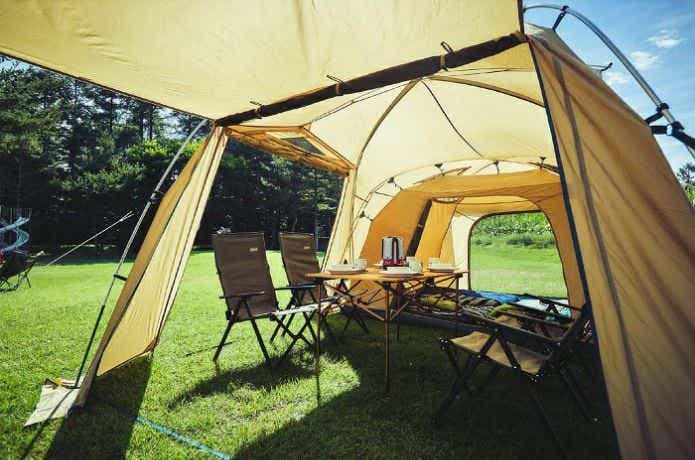 コールマン タフスクリーン2ルームハウス MDXの室内