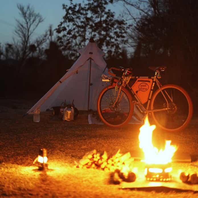 原さんのキャンプ風景