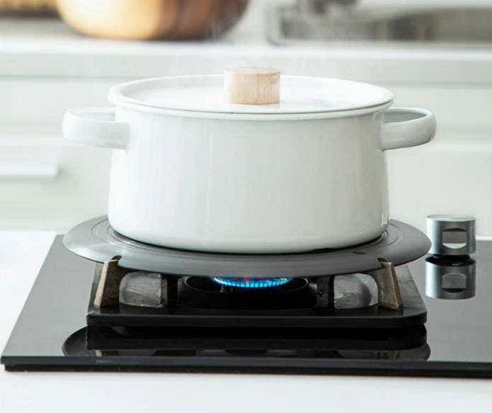 アルミ製 焦げ防止 五徳 取っ手付き