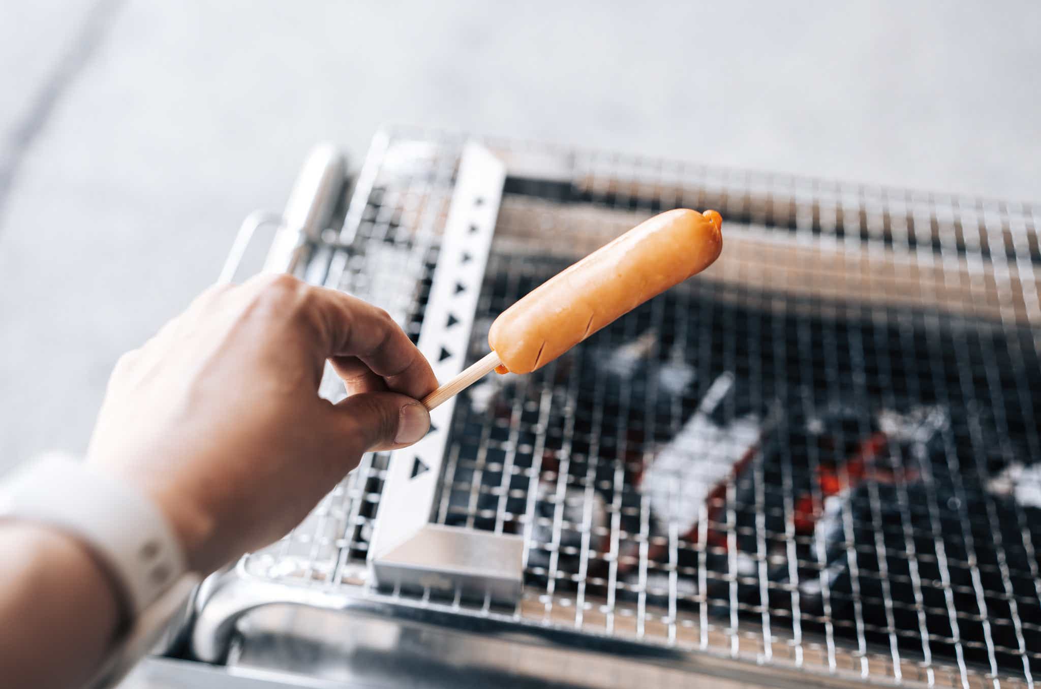 ソーセージ串_ロゴス_ちょっと串焼き