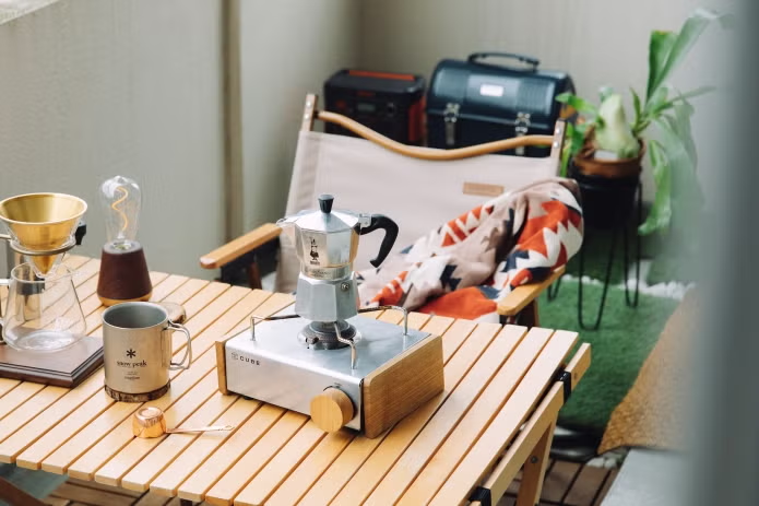 KOVEA「キューブ」でコーヒーを淹れる