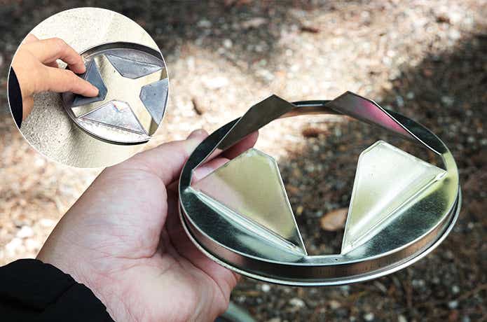 固形燃料の五徳